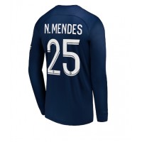 Paris Saint-Germain Nuno Mendes #25 Fußballbekleidung Heimtrikot 2022-23 Langarm